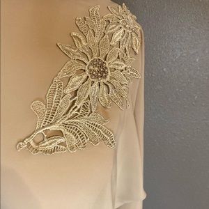 Vintage Beige Formal Gown